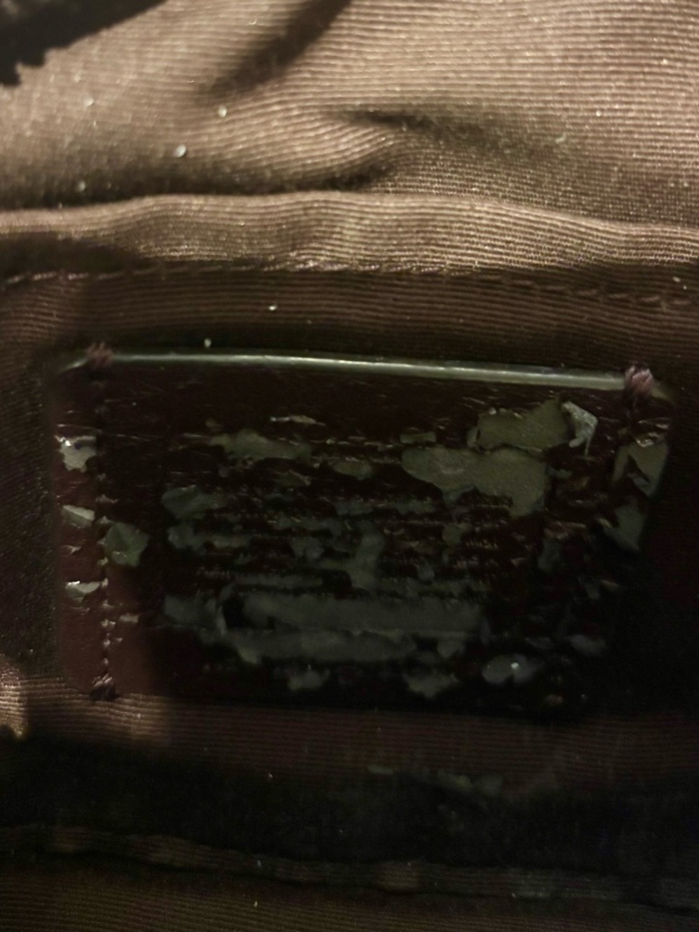 Coach Brown Signature Canvas Crossbody with Burgundy Trim - Picture 7 of 7